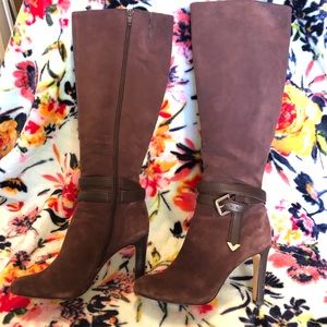 Antonio Melani 5.5 brown suede tall boots